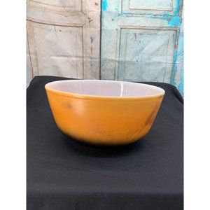 Vintage Fire King / Anchor Hocking Bowl, Brown Orange
